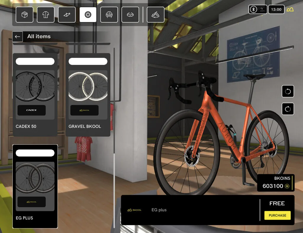 BKOOL indoor cycling scelta della bici e delle ruote