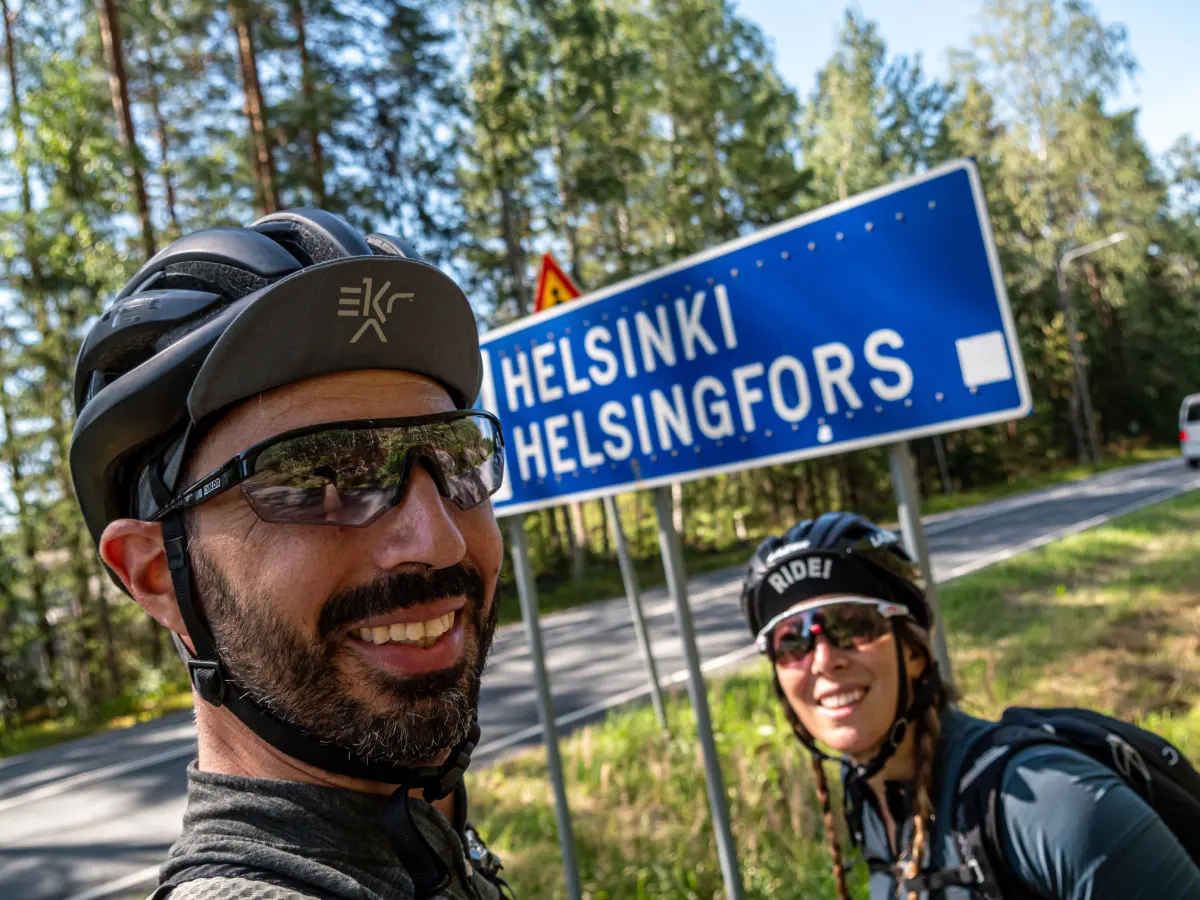 Finlandia bici - verso Helsinki - di Silvia Camon