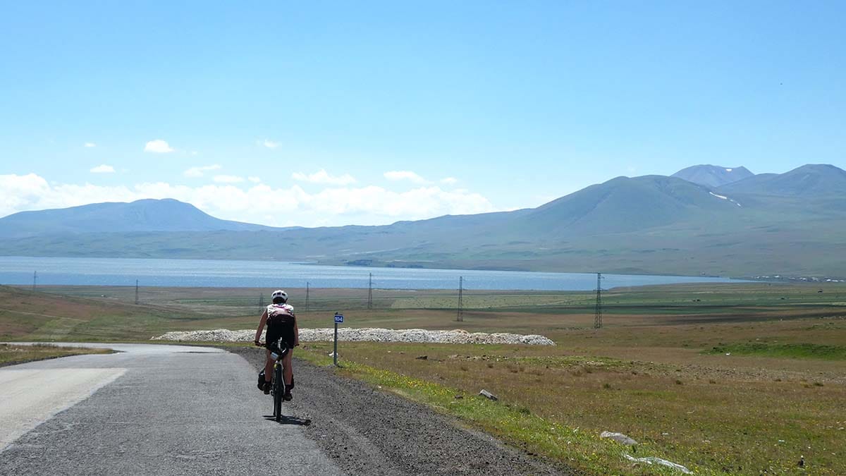georgia in bicicletta