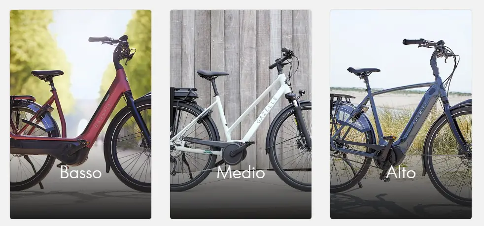 la posizione in ebike