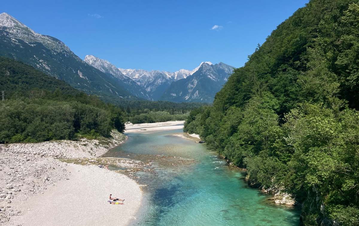 Fiume Soča Slovenia - Trans Dinarica crediti Fabrizio Masi