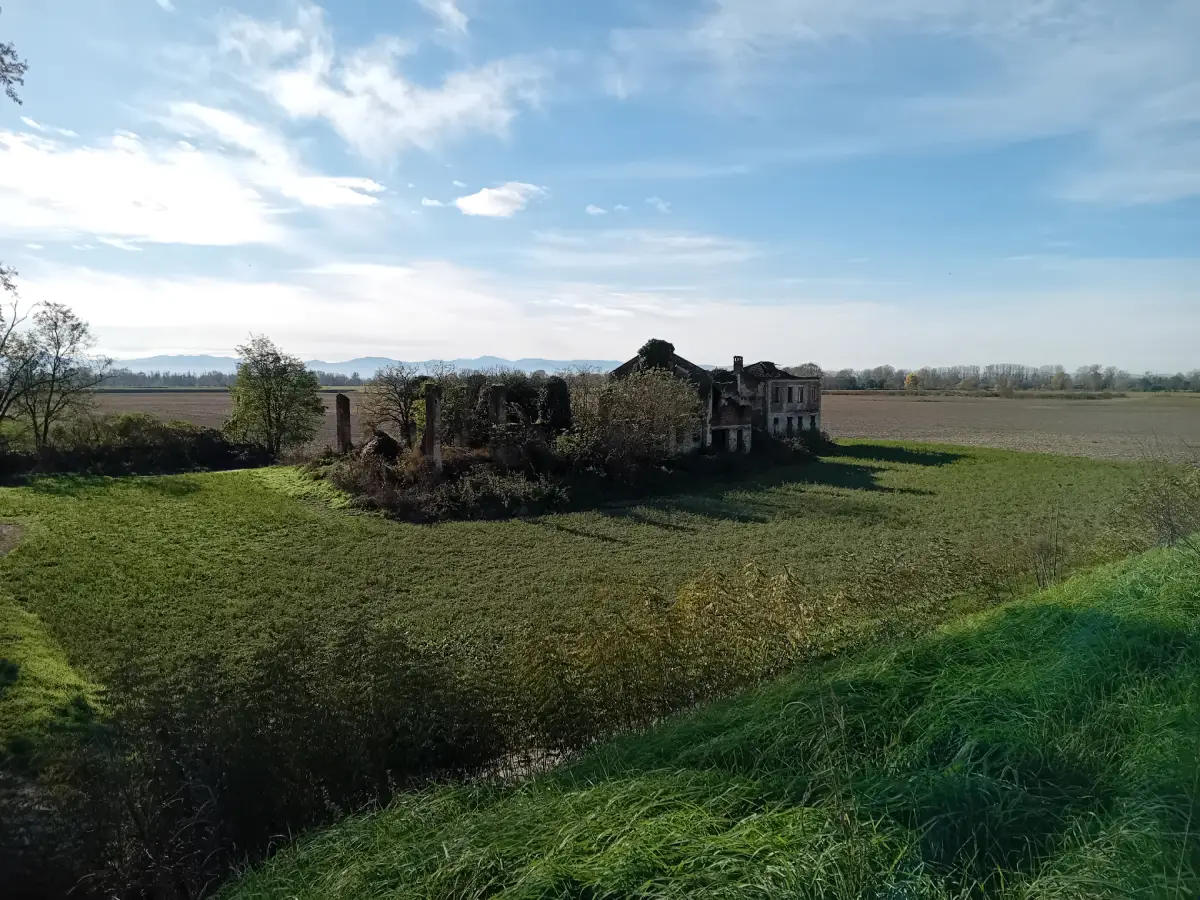 Cascina Golena Po Lombardia di G. Majavacchi