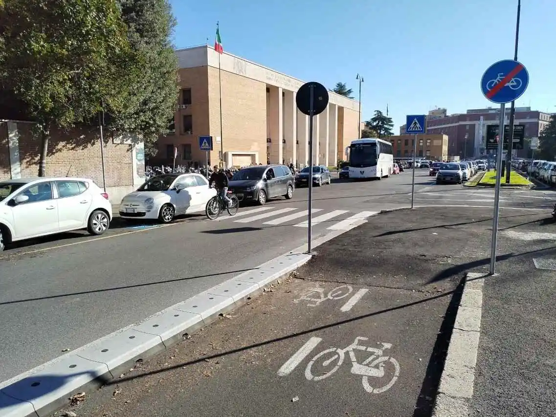 Ciclabile della Conoscenza Roma Università Sapienza