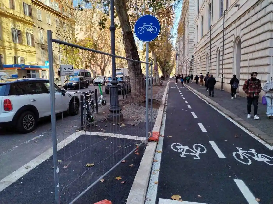 Ciclabile della Conoscenza da Stazione Termini all'Università Sapienza di Roma