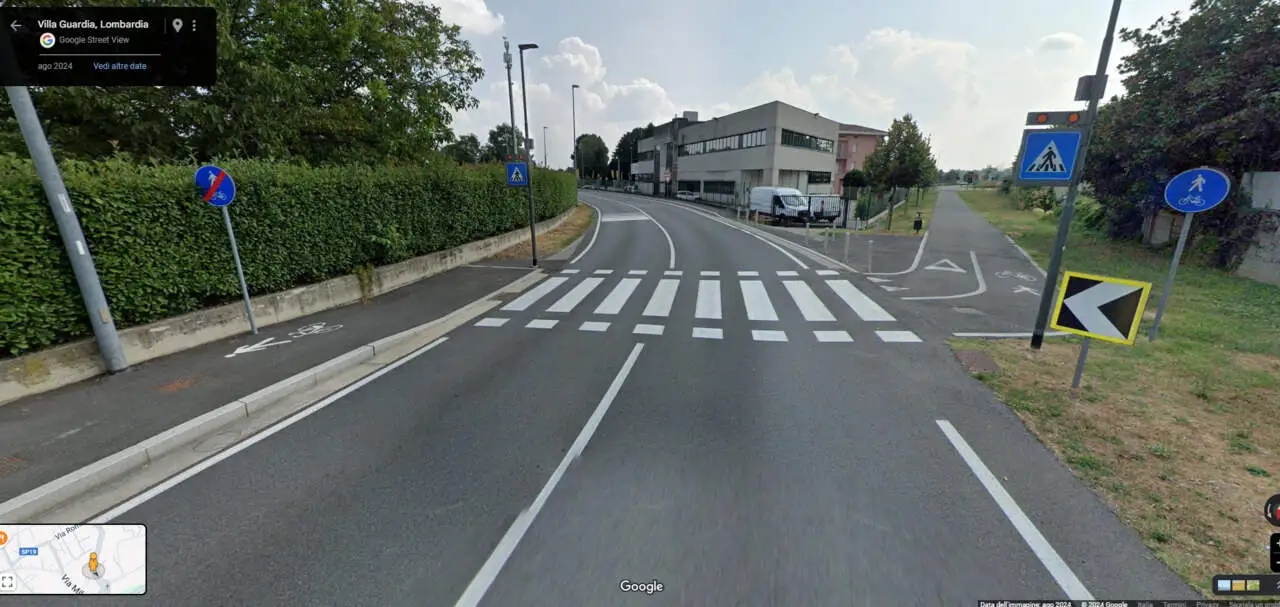 Incrocio Via Tevere - Villa Guardia (Como)