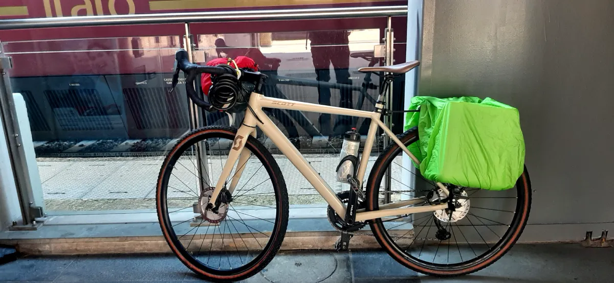 partenza bikepacking fai da te Luciano Coluccia