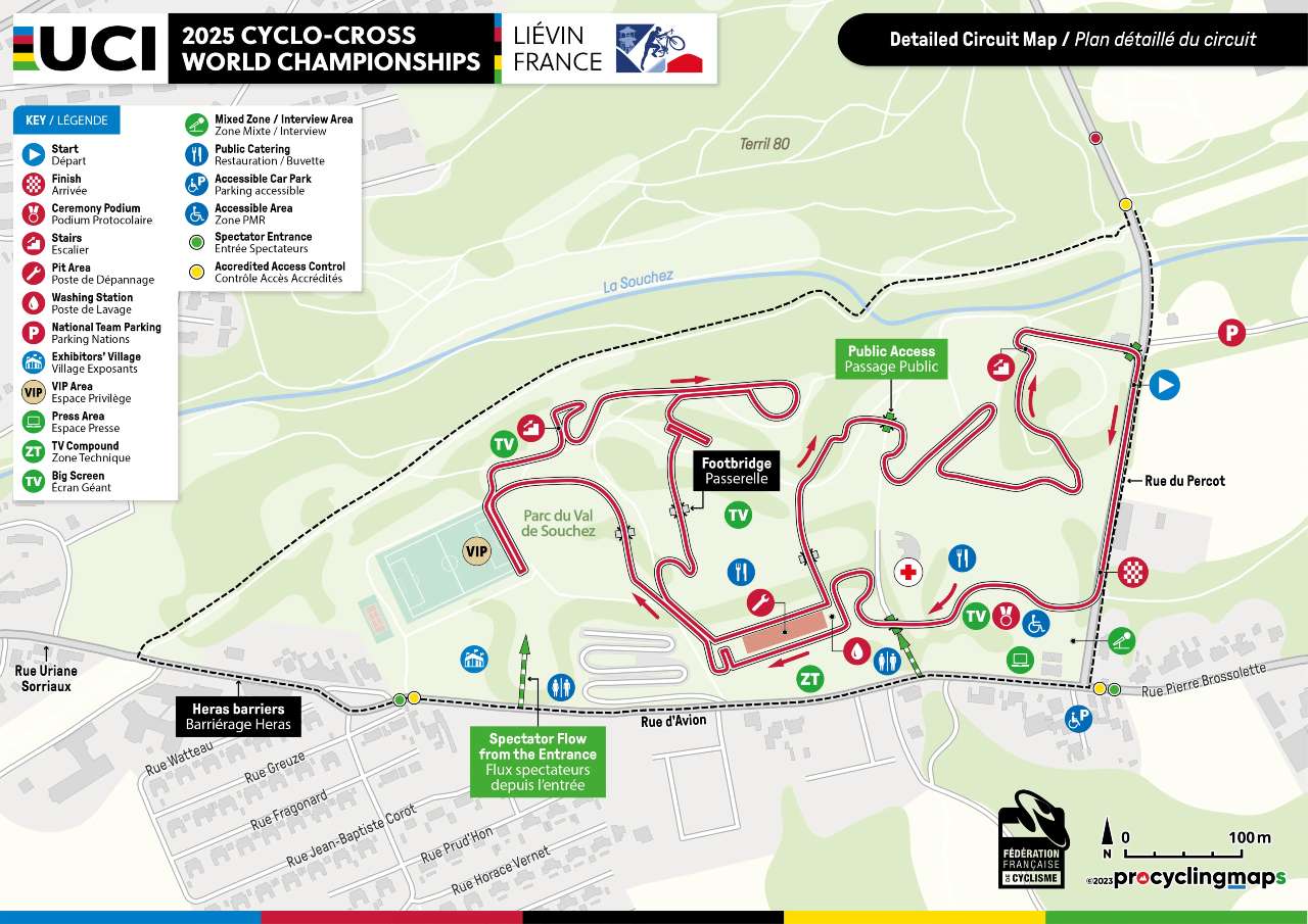 Percorso Mondiali di Ciclocross 2025