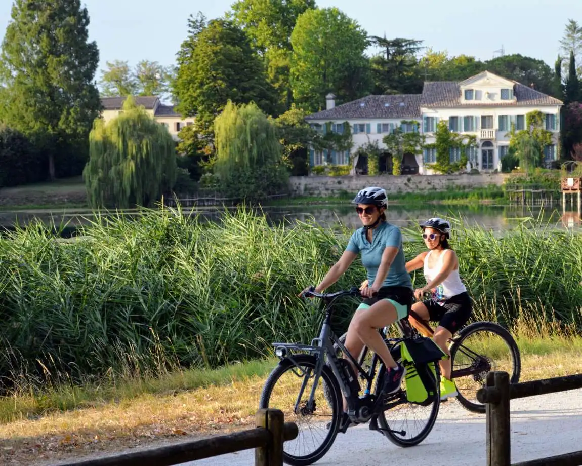 Treviso: Ciclabili lungo la greenway del Sile, crediti Treviso.Bike