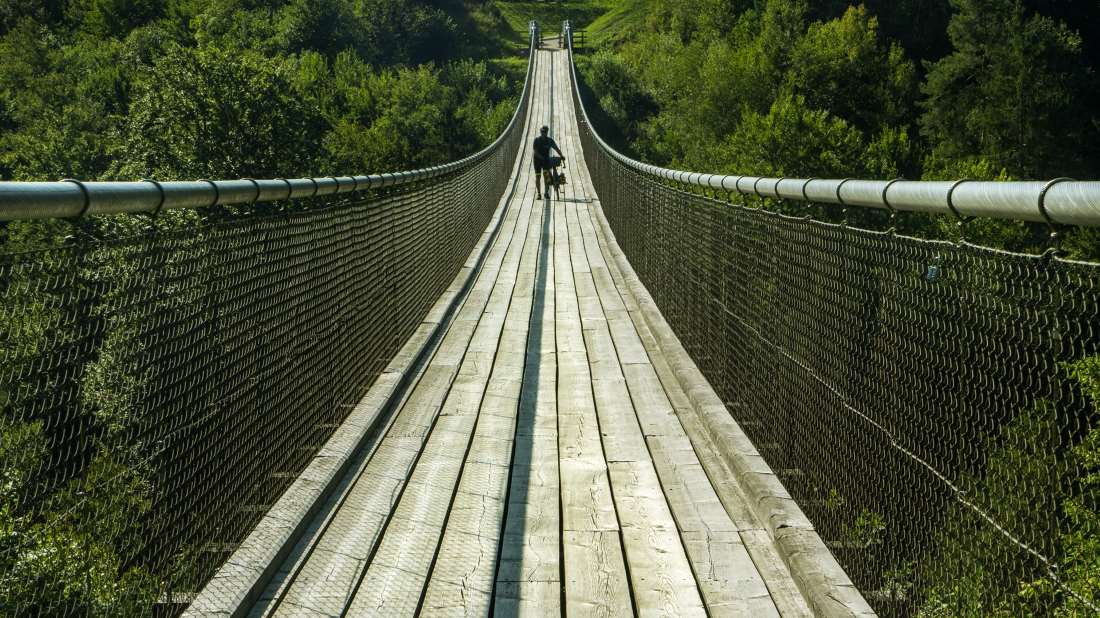 Ciclabile Drava Mirko e Pina_Ponte_Austria