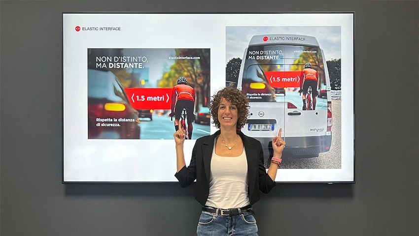Paola Gianotti campagna sicurezza ciclisti