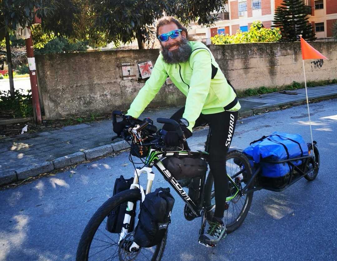 Claudio Cavallo viaggio in Italia in bici