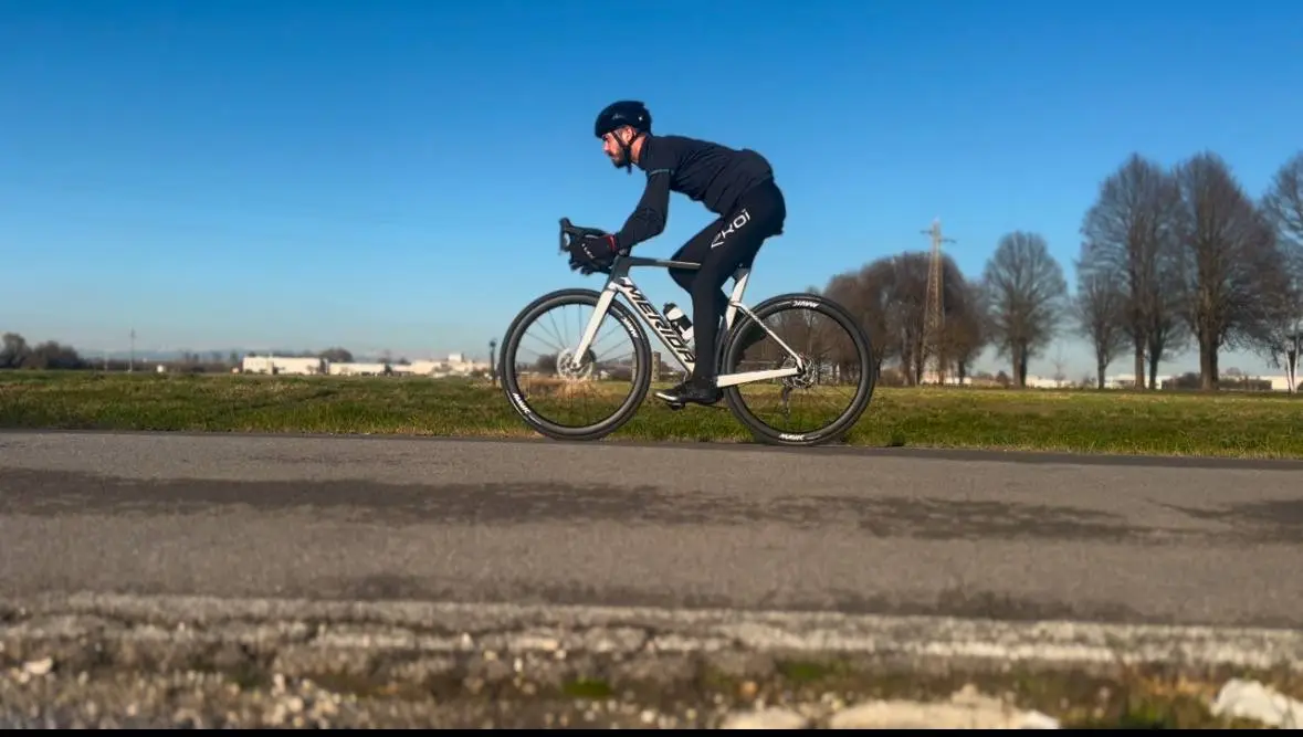 Daniele Matterazzo allenamento Triathlon per Ironman 70.3 Cervia Emilia Romagna