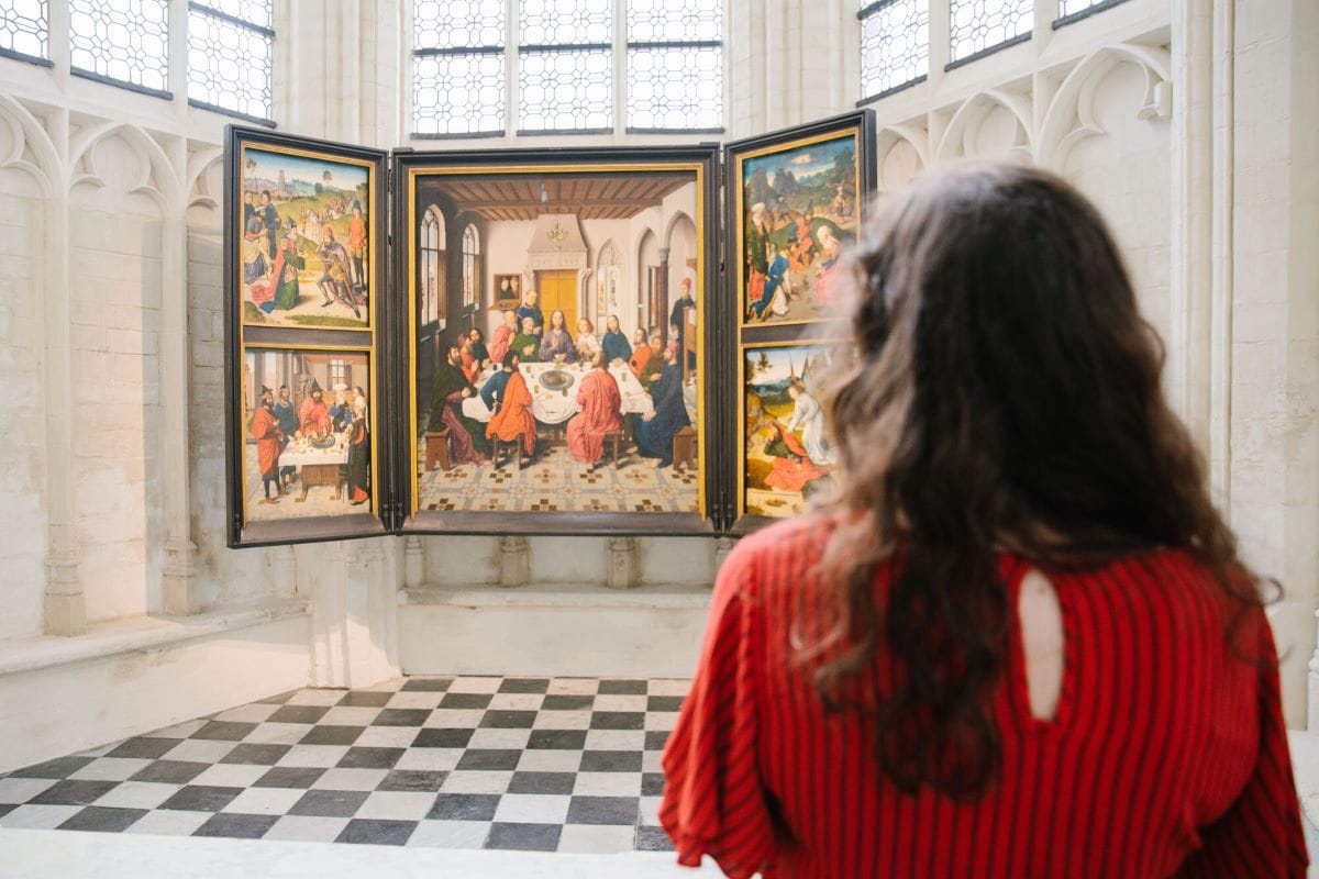 Lovanio, chiesa di Sint-Pieterskerk Pittura di Bouts ©Kevin Faingnaert