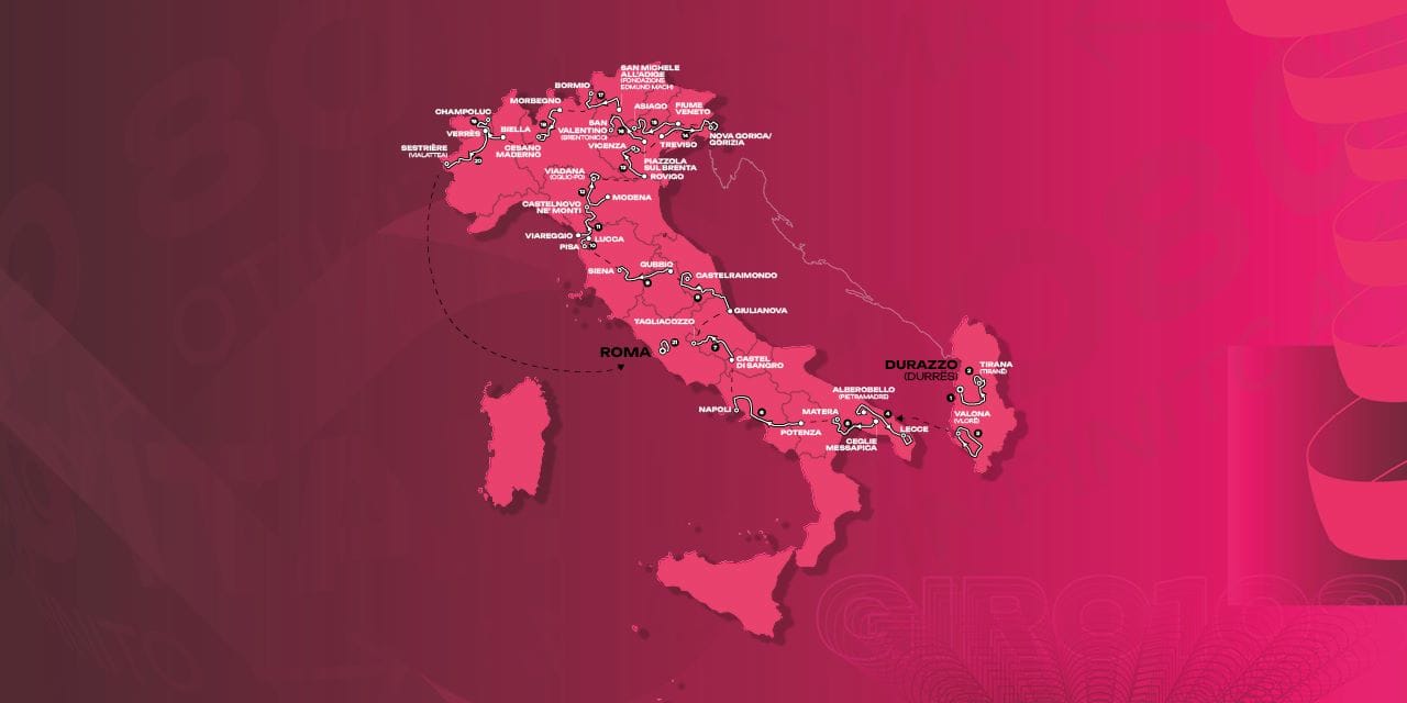 Giro d'Italia 2025 Percorso