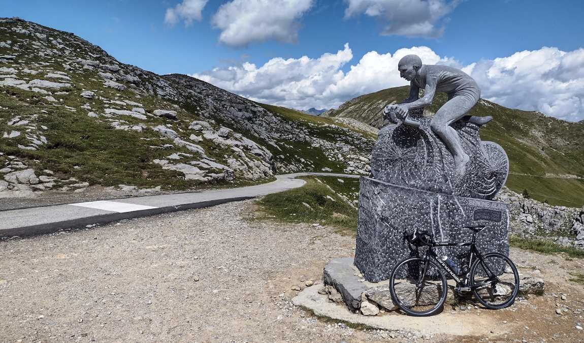 Monumento a Marco Pantani al Colle Fauniera, crediti Davide Mazzocco