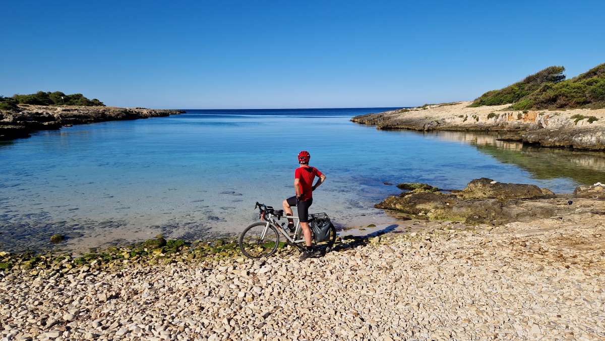 Oscar Italiano Cicloturismo 2025 Terzo Posto PUGLIA Ciclonica Porto Selvaggio crediti Roberto Guido