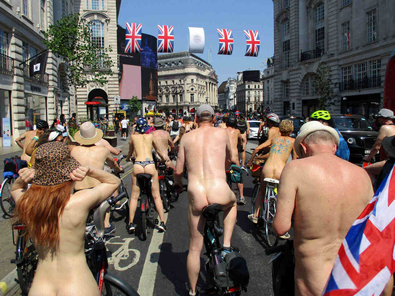 World Naked Bike Ride 2025 Londra
