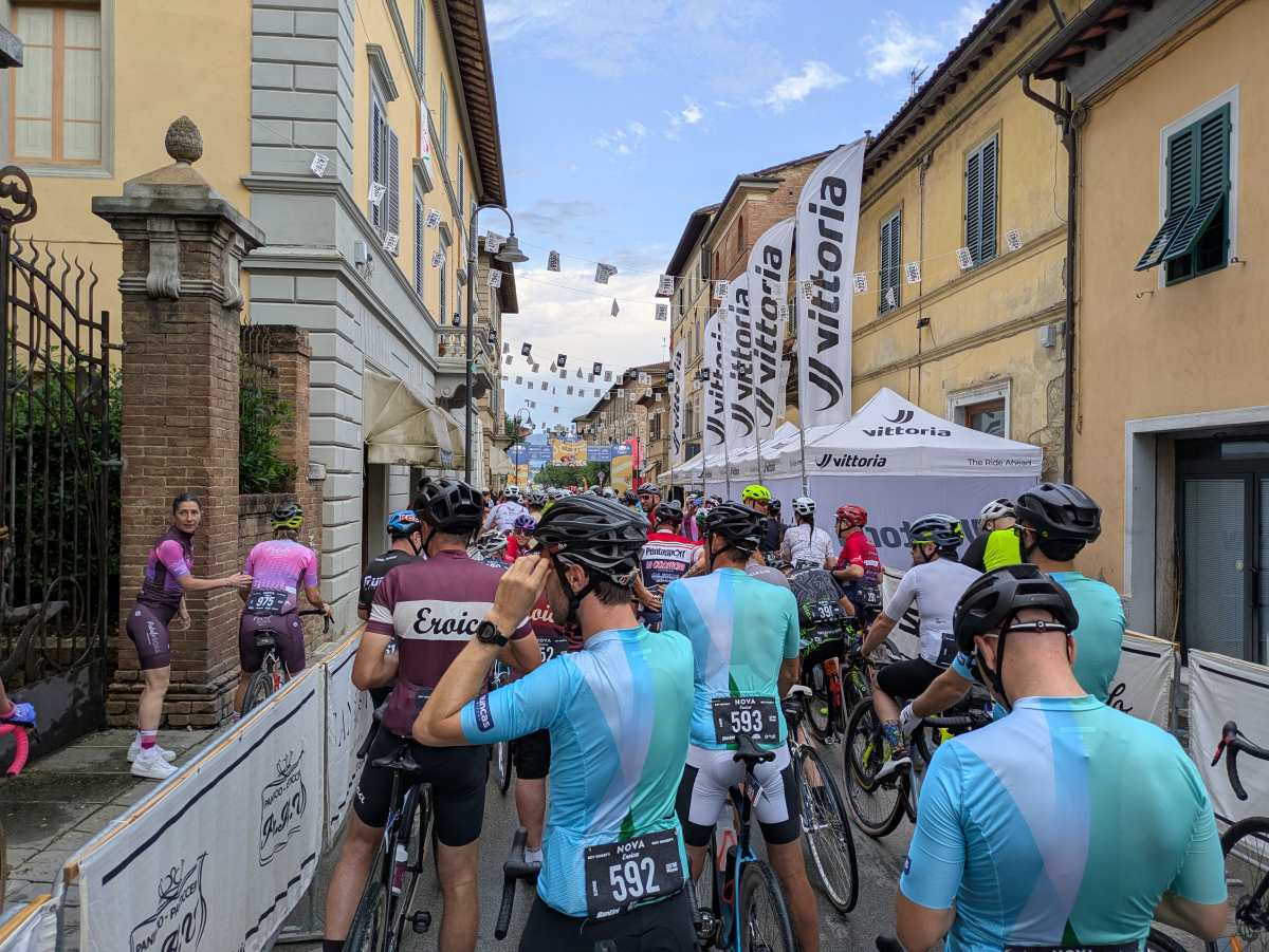 Nova Eroica Michele Folena Buonconvento partenza