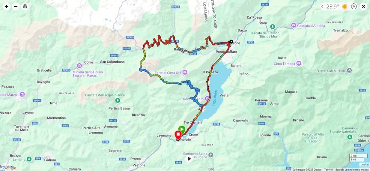 Traccia giro Majavachi Baremone