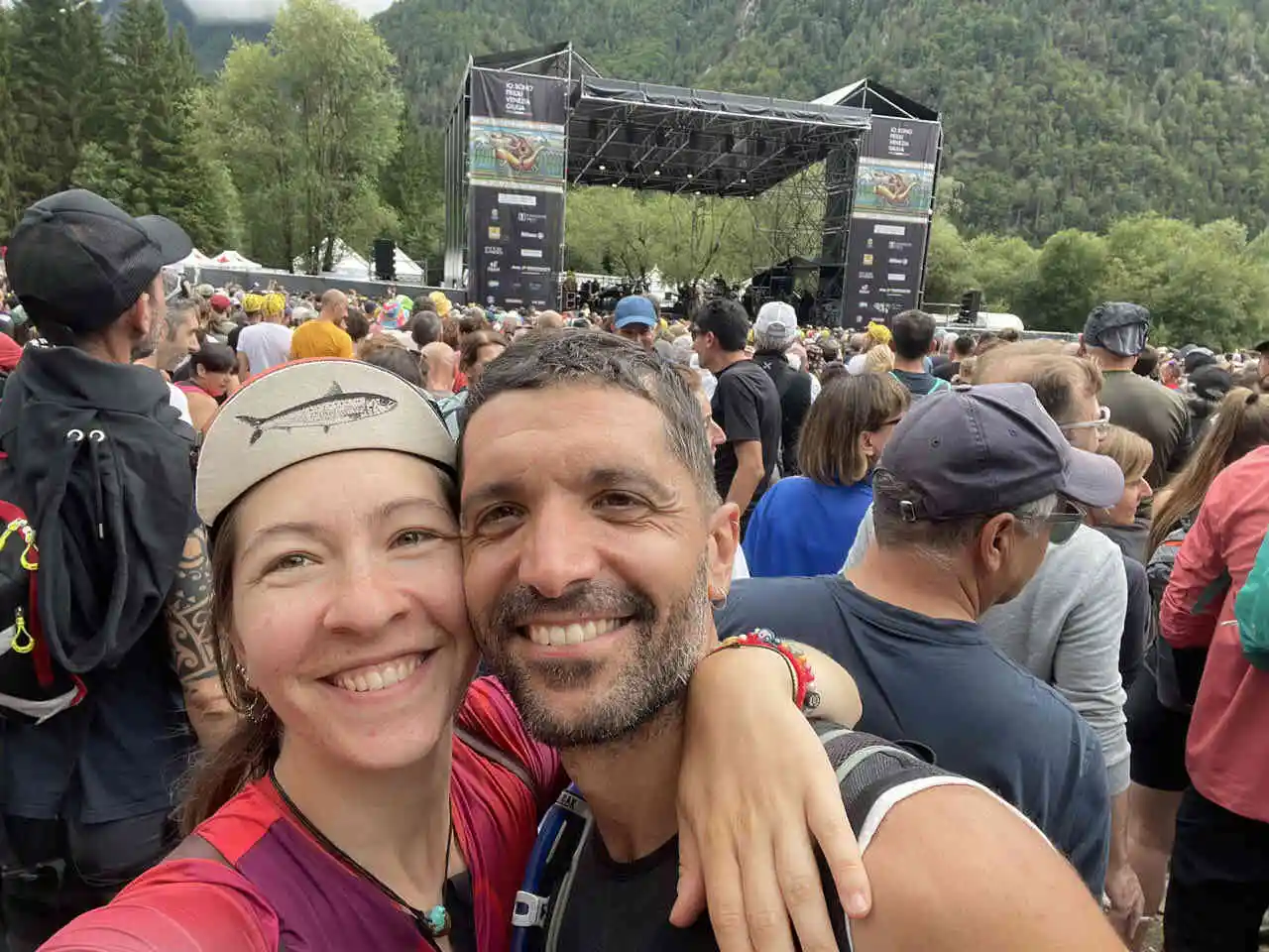 Beatrix e Jacopo sono andati in bici ai Laghi di Fusine per partecipare al Jova Bike Party, il concerto di Jovanotti per soli ciclisti