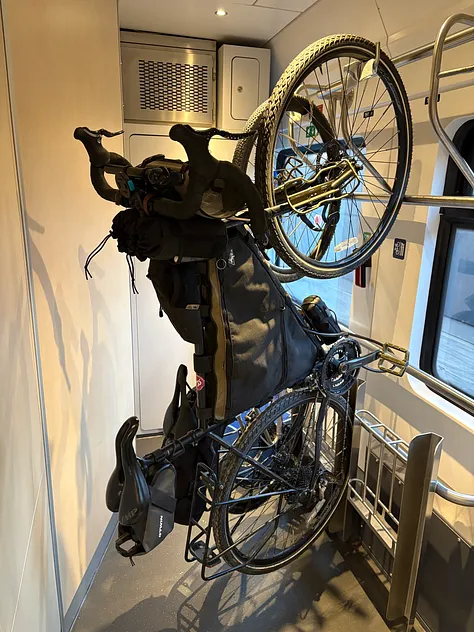 viaggiare in treno con la bici