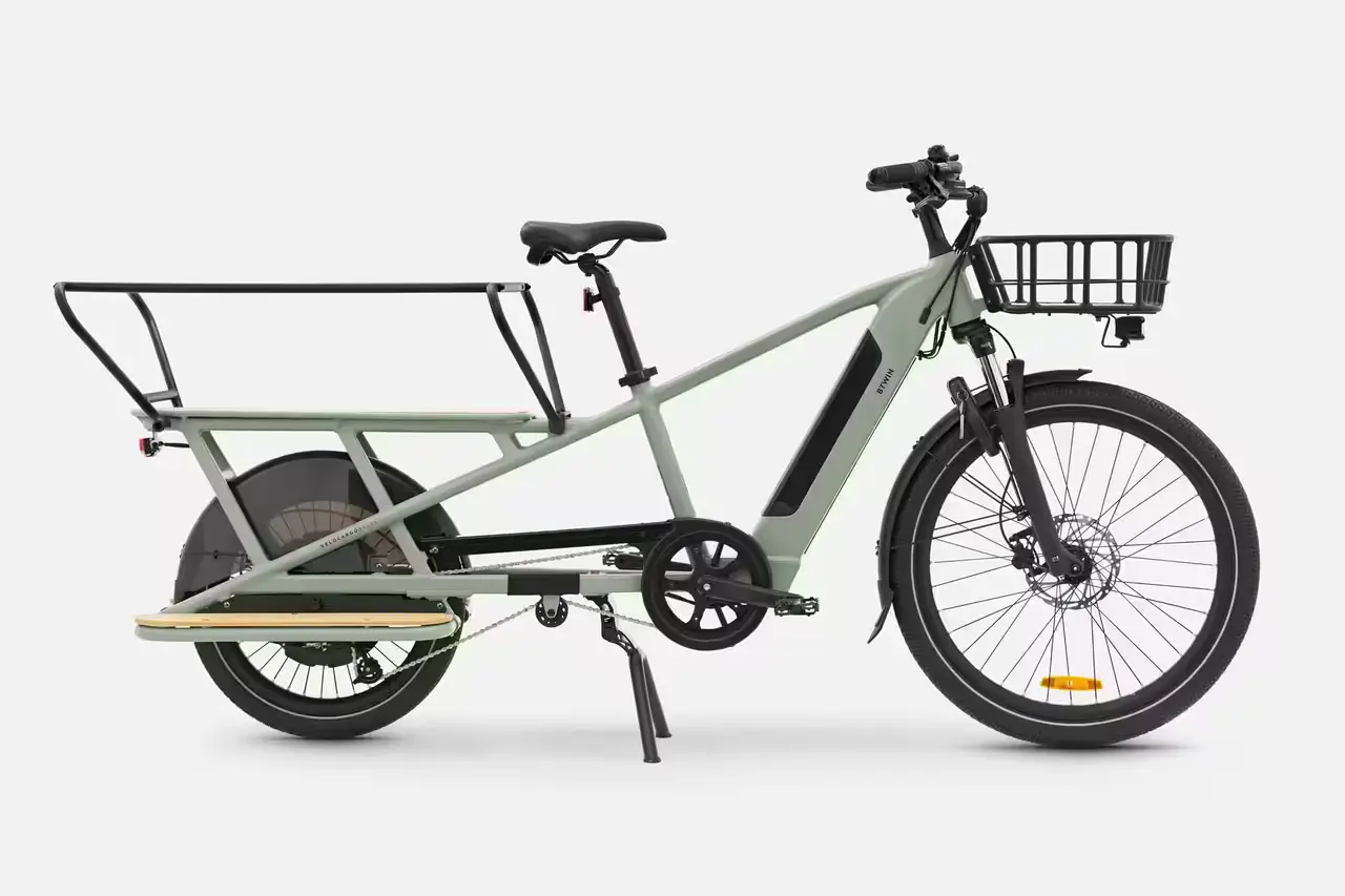 Decathlon cargo bike longtail