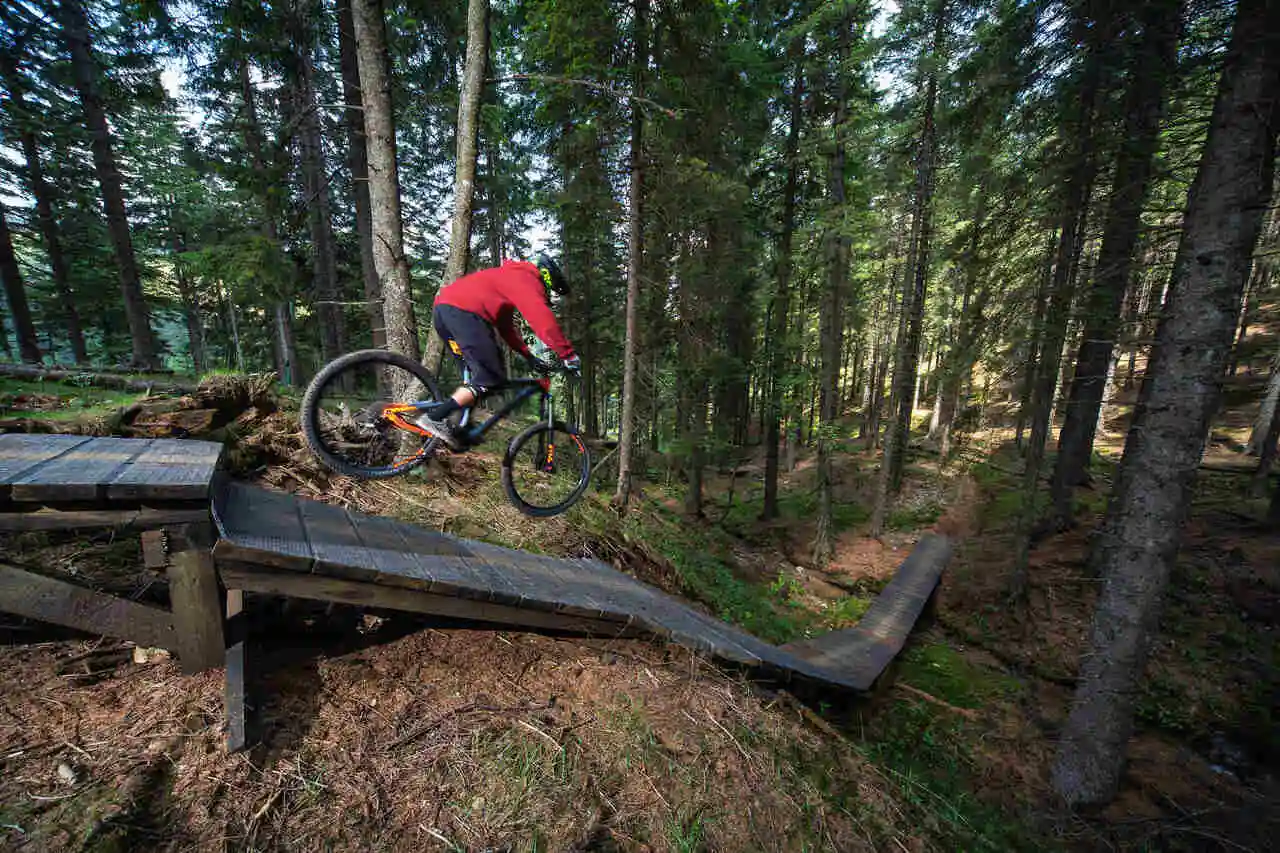 Rogla bike park estate Slovenia montagne