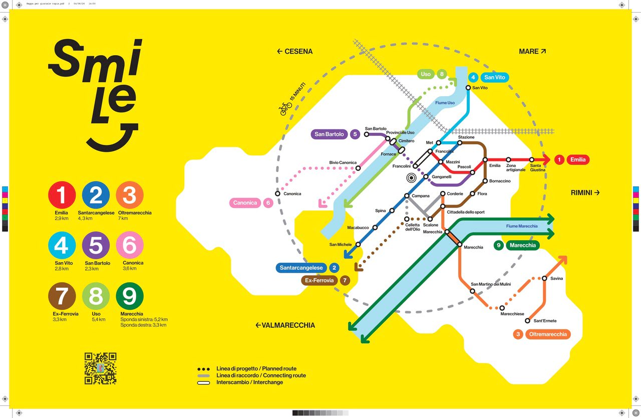 Santarcangelo di Romagna Città dei 15 minuti Bicipolitana