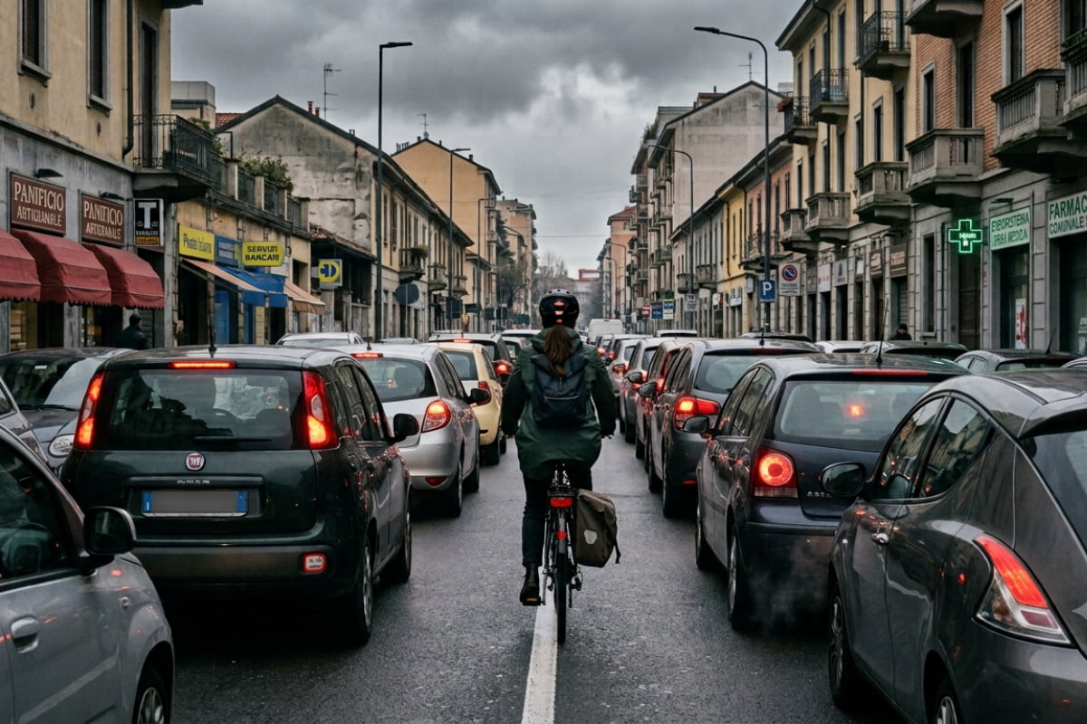 Perchè non si può andare a lavoro in bici